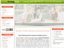 Tablet Screenshot of expertwritinghelp.com
